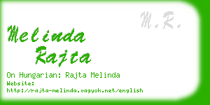 melinda rajta business card